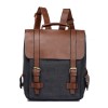 Canvas Leather Padded 15.6 Laptop Backpack Canvas Leather Padded 15.6 Laptop Backpack