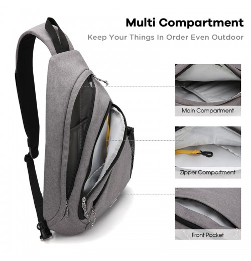 Men's Sling Bag With USB Charging Port Men's Sling Bag With USB Charging Port