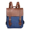 Canvas Leather Padded 15.6 Laptop Backpack Canvas Leather Padded 15.6 Laptop Backpack
