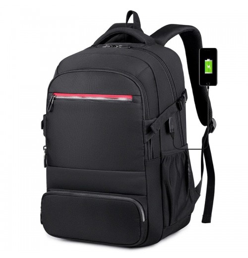 Travel Laptop Large Computer Backpack With USB Charger Travel Laptop Large Computer Backpack With USB Charger